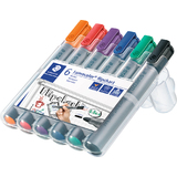 STAEDTLER marqueur de confrence 356 Lumocolor, tui de 6