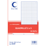 ELVE manifold quadrill (5/5), 210 x 297 mm, dupli