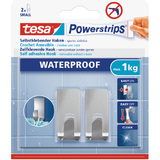 tesa powerstrips Crochet zoom WATERPROOF Small, argent