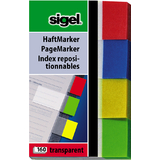 sigel marque-page repositionnable Transparent, 50 x 20 mm