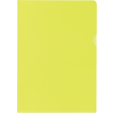 Oxford pochettes coin Premium, A4, PVC, transparent, jaune