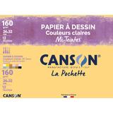 CANSON papier dessin Mi-teintes, 240 x 320 mm, assorti