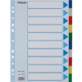 Esselte intercalaires en plastique, uni, A4, PP,10 touches