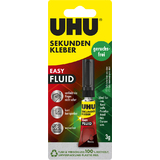 UHU colle instantane easy FLUID, sans solvant, tube de 3 g