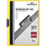 DURABLE chemise  clip DURACLIP original 60, A4, jaune