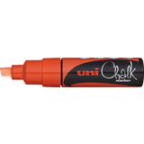 uni-ball marqueur craie chalk marker PWE8K, orange fluo