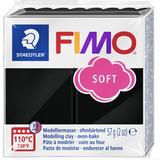 FIMO Pte  modeler SOFT,  cuire, 57 g, noir