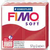 FIMO Pte  modeler SOFT,  cuire, 57 g, rouge