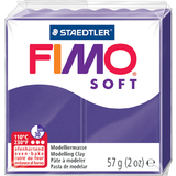 FIMO Pte  modeler SOFT,  cuire, 57 g, prune