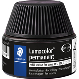 STAEDTLER flacon de recharge Lumocolor, permanent, noir