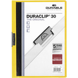 DURABLE chemise  clip DURACLIP original 30, A4, jaune