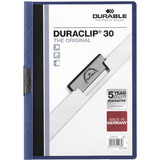 DURABLE chemise  clip DURACLIP original 30, A4, bleu