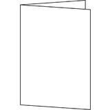 sigel cartes 2 volets pour PC, a6 (A5), 185g/m2, extra blanc