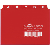 DURABLE index alphabtique a - Z, PP, format A7 paysage