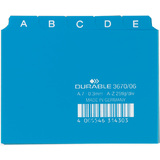 DURABLE index alphabtique a - Z, PP, format A7 paysage