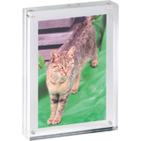 Maul cadre photo, (L)150 x (P)24 x (H)115 mm, transparent