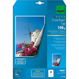 sigel papier photo jet d'encre Top, A4, trs brillant recto