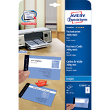 AVERY zweckform Cartes de visite quick & Clean, mat,260 g/m2