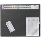 DURABLE sous-main avec calendrier annuel, noir
