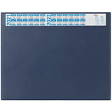 DURABLE sous-main avec calendrier annuel, bleu fonc