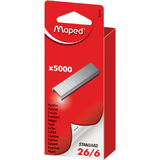 Maped agrafes 26/6, grand paquet, zingu
