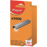 Maped agrafes 19 1/4, 6 mm, zingues, grand paquet