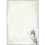 sigel papier  motif, A4, 90 g/m2, motif "Menu Dner"