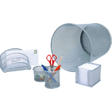 WEDO set garnitures de bureau "Office",fil mtallique,argent