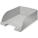 LEITZ corbeille  courrier Plus Jumbo, A4, polystyrne, gris