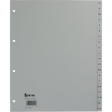 HETZEL intercalaires en plastique, A-Z, a4 extra large