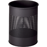 DURABLE corbeille papier METAL, ronde, 15 litres, anthracite