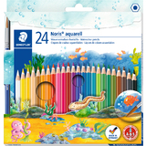 STAEDTLER crayon aquarelle Noris, tui carton de 24