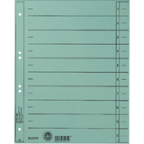 LEITZ Intercalaires, format A4 extra large,en carton manille