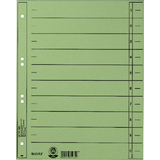 LEITZ Intercalaires, format A4 extra large,en carton manille