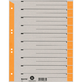 LEITZ Intercalaires, format A4 extra large, en carton solide