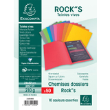 EXACOMPTA lot chemises et sous-chemises ROCK'S, assorties