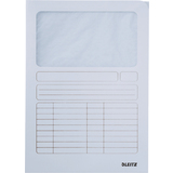 LEITZ chemise  fentre, format A4, carton, blanc, 160g/m2