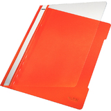 LEITZ chemise  lamelle Standard, format A4, PVC, orange,