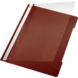 LEITZ chemise  lamelle Standard, A4, en PVC, marron