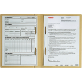 LEITZ chemise double pli, carton manila, format A4, chamois