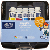 LEFRANC bourgeois Gouache en tube, 10 ml, tui de 5 tubes