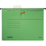 LEITZ dossiers suspendus ALPHA, A4, reliure commerciale vert