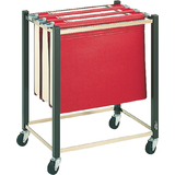 LEITZ chariot pour dossiers suspendus A4/A3, marron, 4 roues