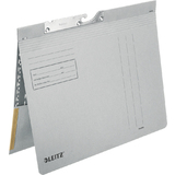 LEITZ dossiers suspendus, avec pochette, format A4, gris