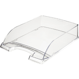 LEITZ corbeille  courrier Plus transparent, A4, polystyrne