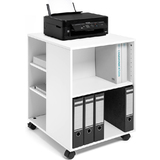 DURABLE desserte de bureau "74/59" ouvert, 6 tagres, blanc