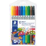 STAEDTLER feutre de coloriage double pointe Noris,tui de 10