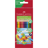 FABER-CASTELL crayons de couleur triangulaires, tui de 12