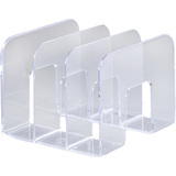 DURABLE porte-revues TREND, 3 compartiments, transparent