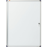 nobo vitrine d'affichage extra plate, dos en mtal, 9 x A4